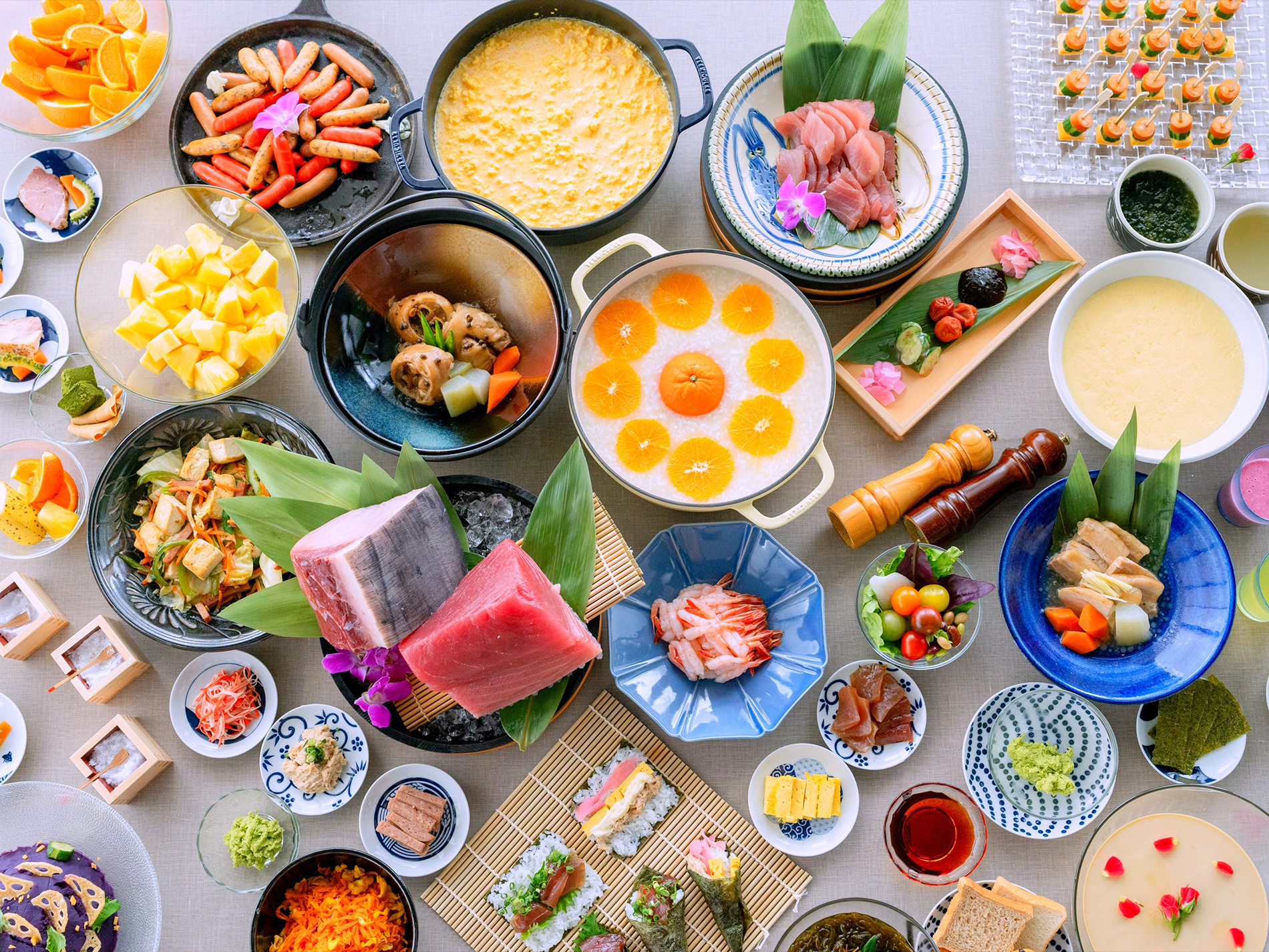 朝食ビュッフェ